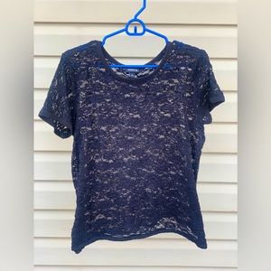 Torrid size 1 sheer Lace top